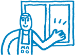 施工事例　【福知山店】　スマートカバー工法でキッチン窓を断熱リフォーム